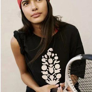 Free People Movement Inspire Cropped Tee Shirt Sz SMALL NWT